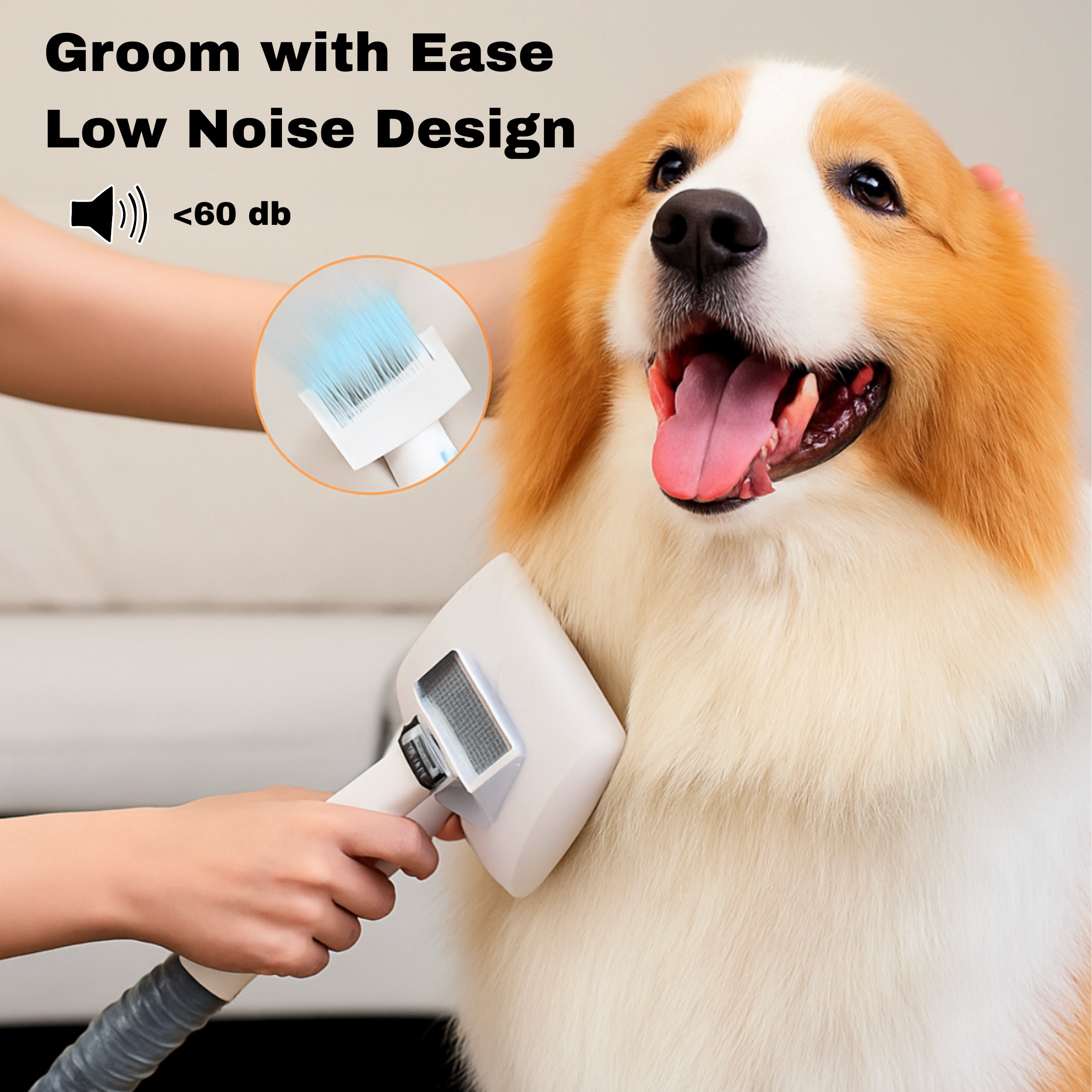 Salon Results at Home, Mess-Free | CalmCare™ Cordless Vacuum Grooming Kit by Dr. Milou