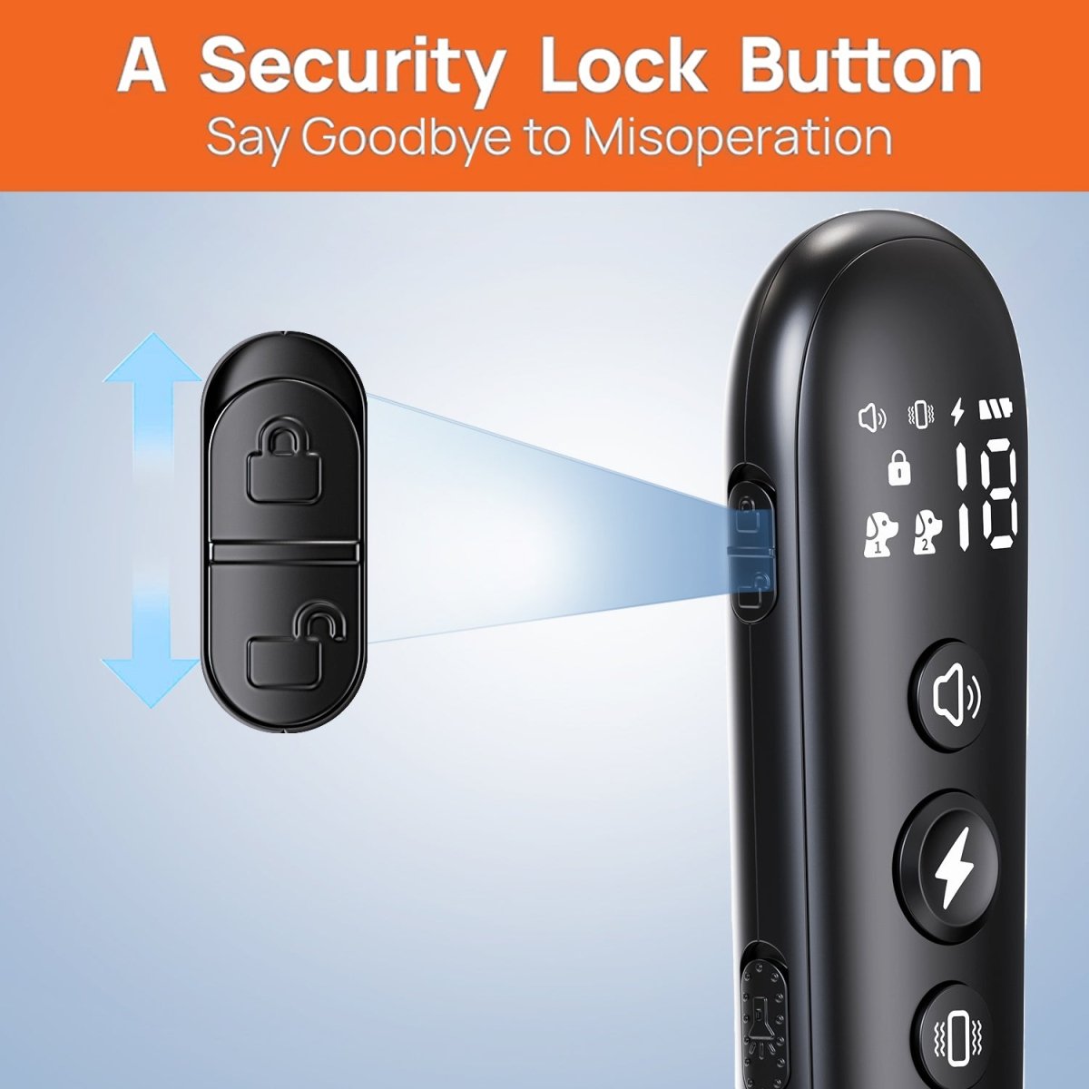 NeoAlly Remote Dog Training Collar for 8-150lbs Dogs | Rechargeable, Waterproof, 3 Training Modes, Security Lock, LED Anti-Lost Lights